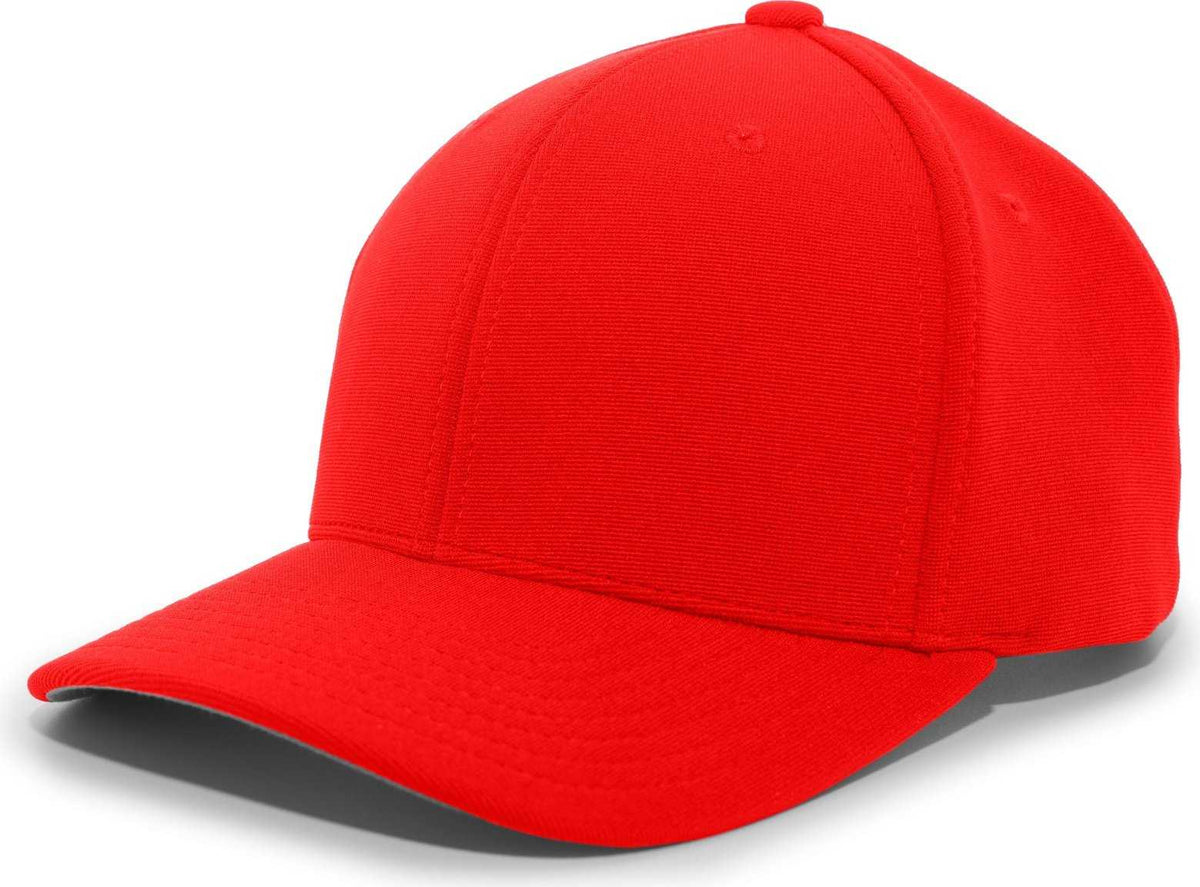 Pacific Headwear 298M M2 Performance Hook-and-Loop Cap - Red - HIT a Double