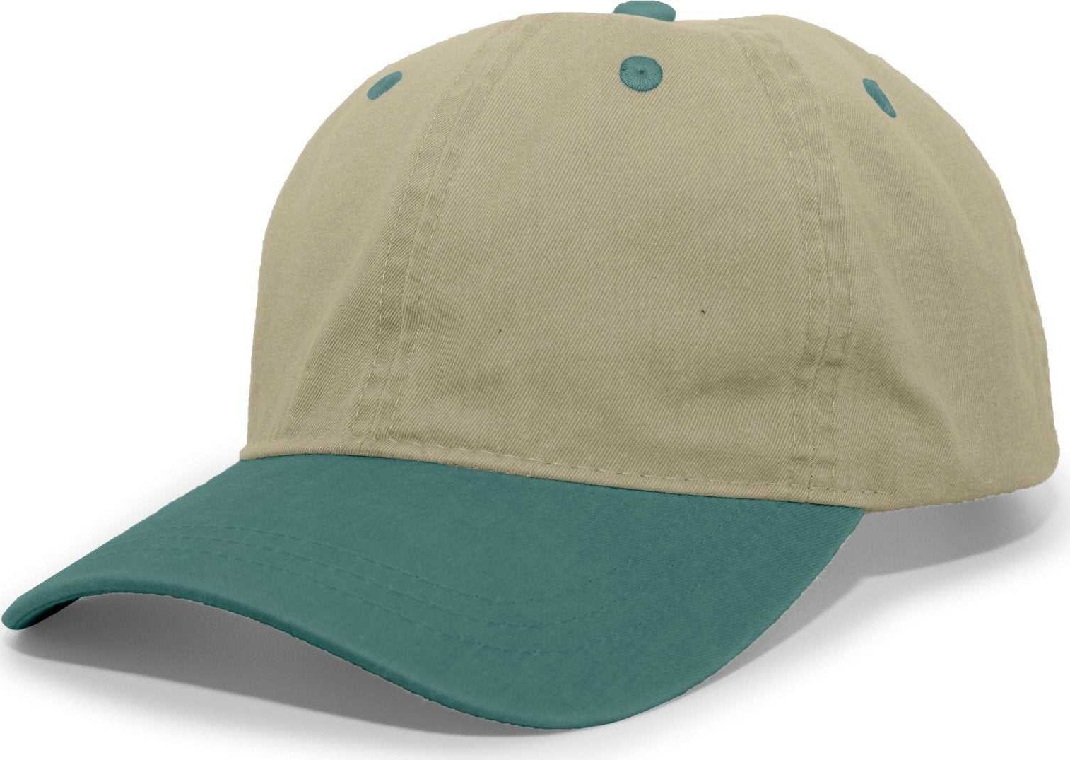 Pacific Headwear 300WC Washed Pigment Dyed Hook-and-Loop Cap - Sand Hunter - HIT a Double