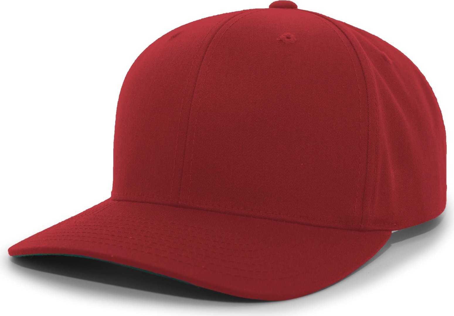 Pacific Headwear 302C Cotton Blend Hook-and-Loop Cap - Maroon - HIT a Double