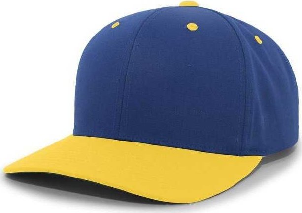 Pacific Headwear 302C Cotton Blend Hook-and-Loop Cap - Royal Gold - HIT a Double