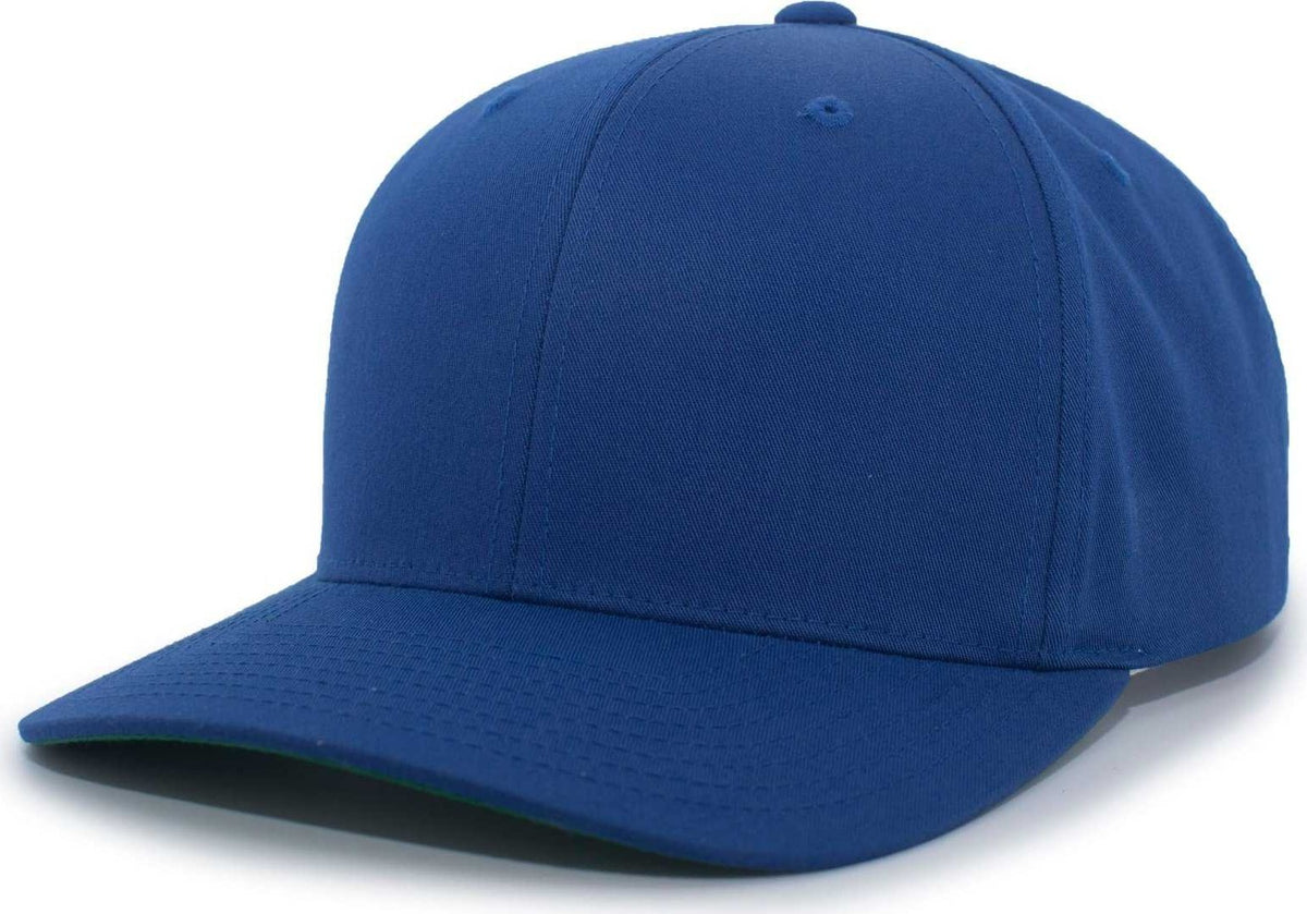 Pacific Headwear 302C Cotton Blend Hook-and-Loop Cap - Royal - HIT a Double