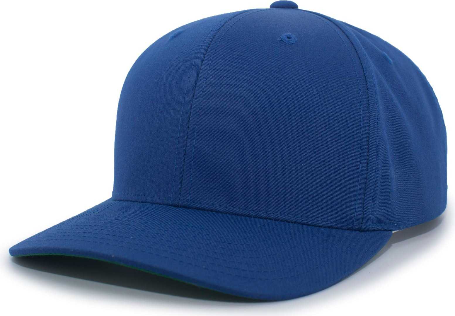 Pacific Headwear 302C Cotton Blend Hook-and-Loop Cap - Royal - HIT a Double