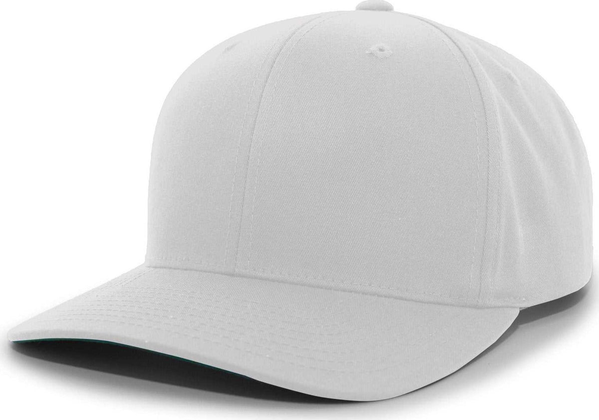 Pacific Headwear 302C Cotton Blend Hook-and-Loop Cap - Silver - HIT a Double