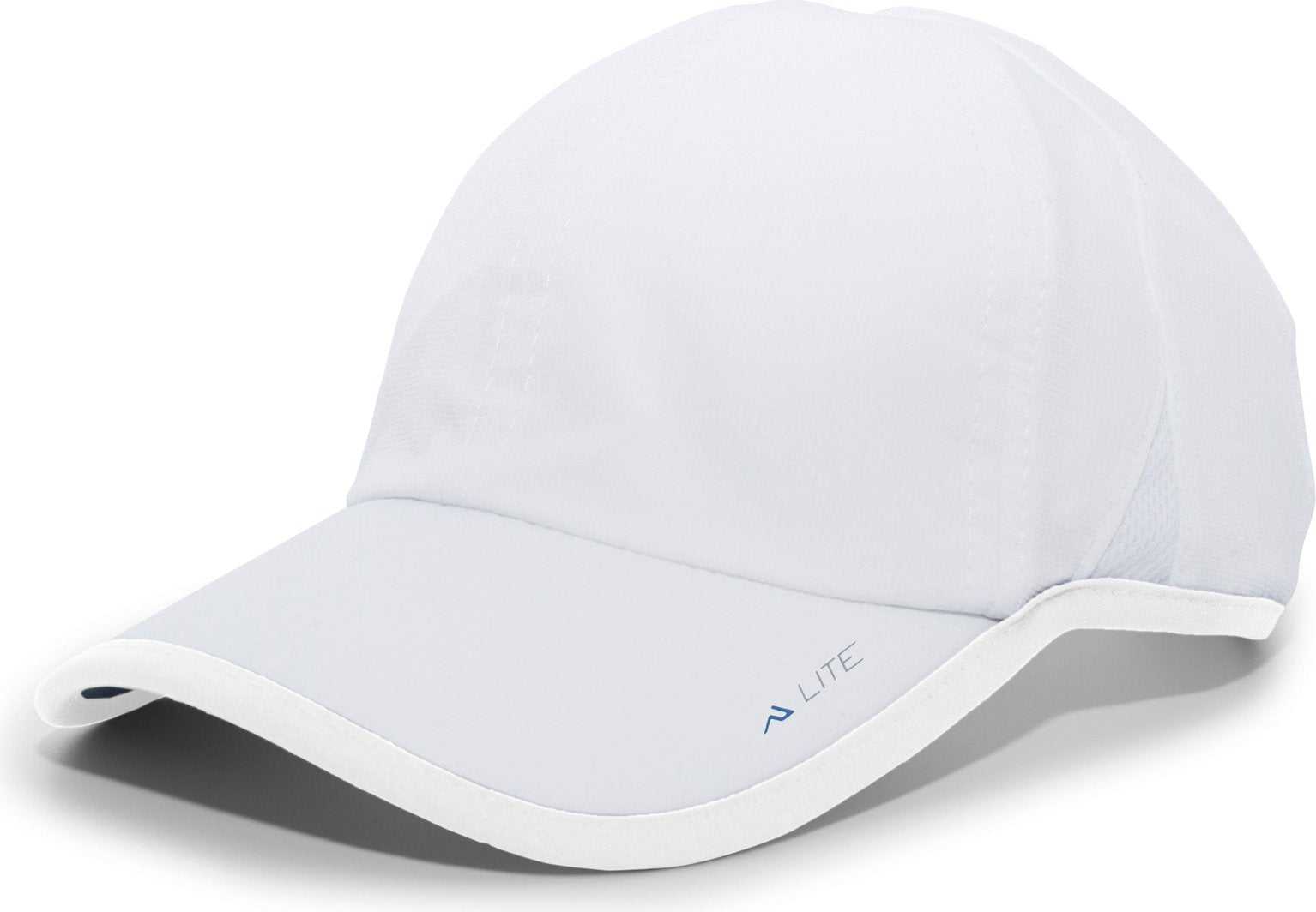 Pacific Headwear 410L Active Cap Hook-and-Loop Cap - White White - HIT a Double