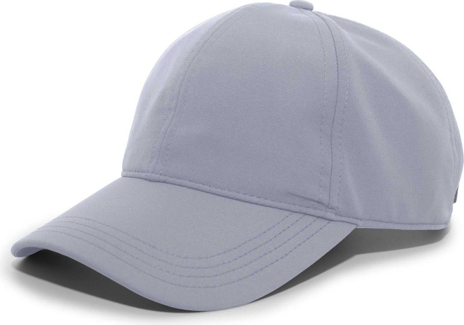 Pacific Headwear 422L Light-Weight Hook-and-Loop Cap - Silver - HIT a Double