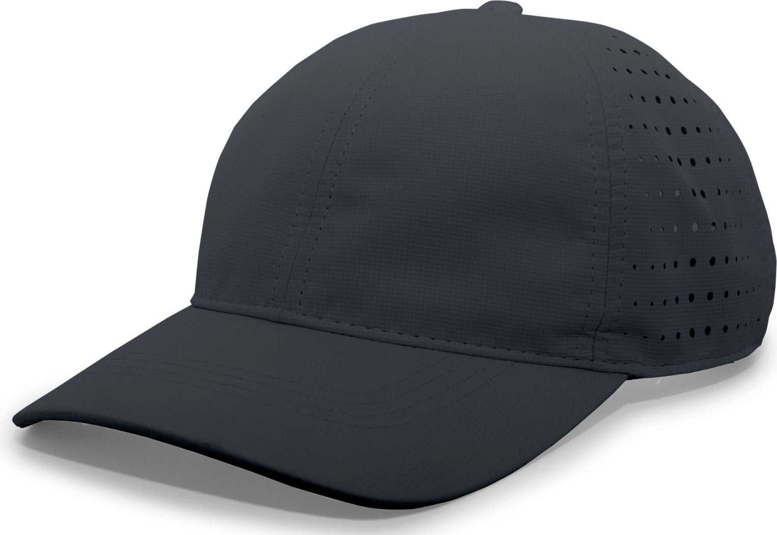 Pacific Headwear 425L Light-Weight Perforated Hook-and-Loop Cap - Navy - HIT a Double