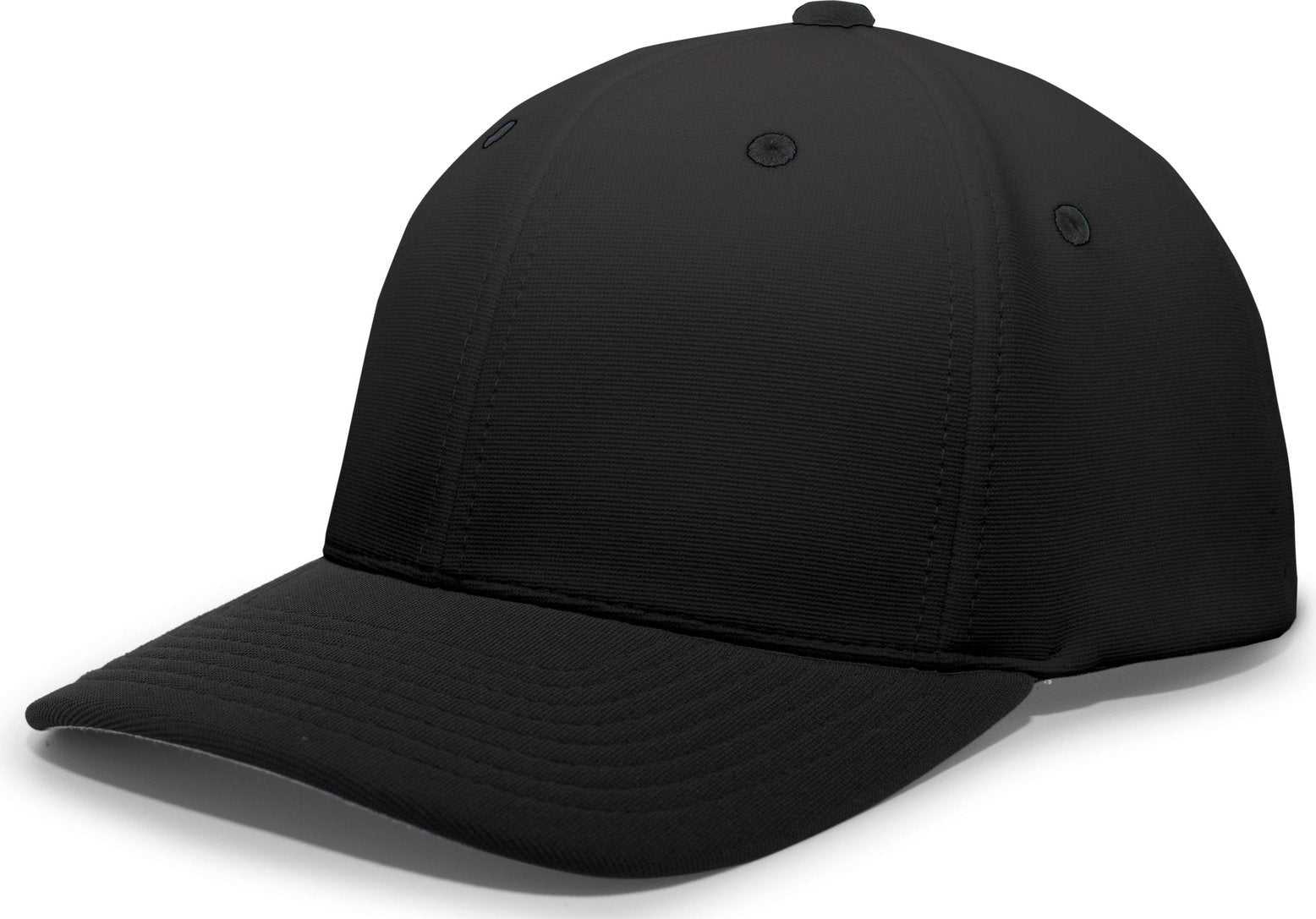 Pacific Headwear 498F M2 Performance Flexfit Cap - Black - HIT a Double