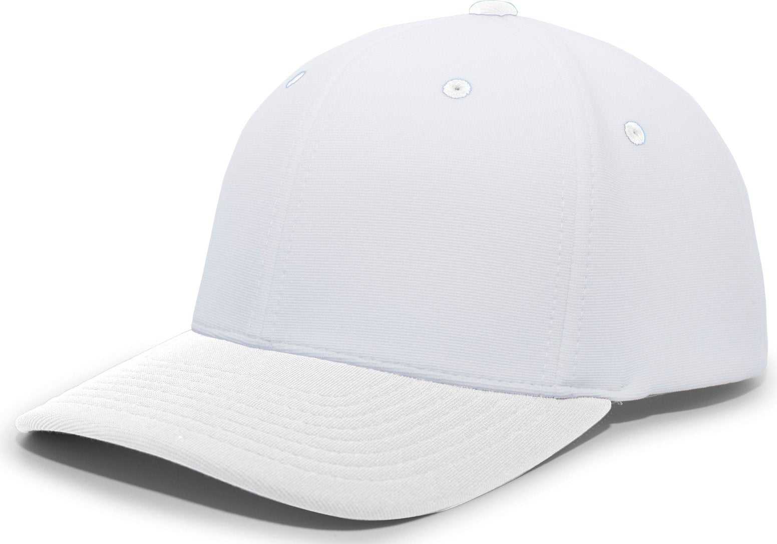 Pacific Headwear 498F M2 Performance Flexfit Cap - White - HIT a Double