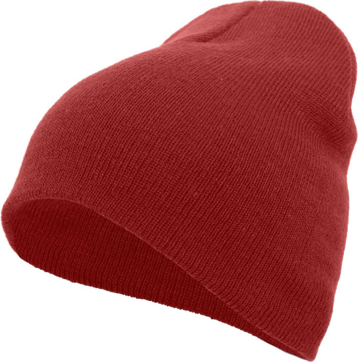 Pacific Headwear 601K Knit Beanie - Cardinal - HIT a Double