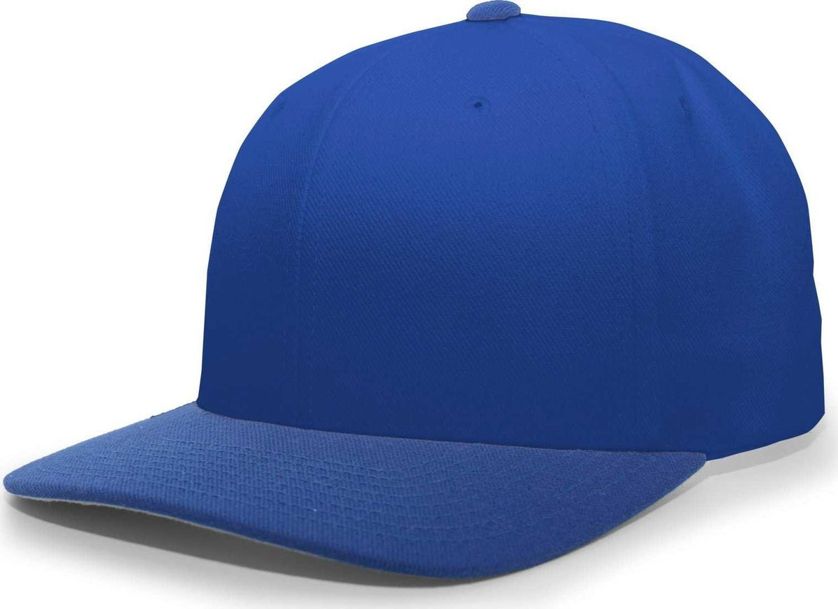 Pacific Headwear 705W Pro-Wool Hook-and-Loop Cap - Royal - HIT a Double