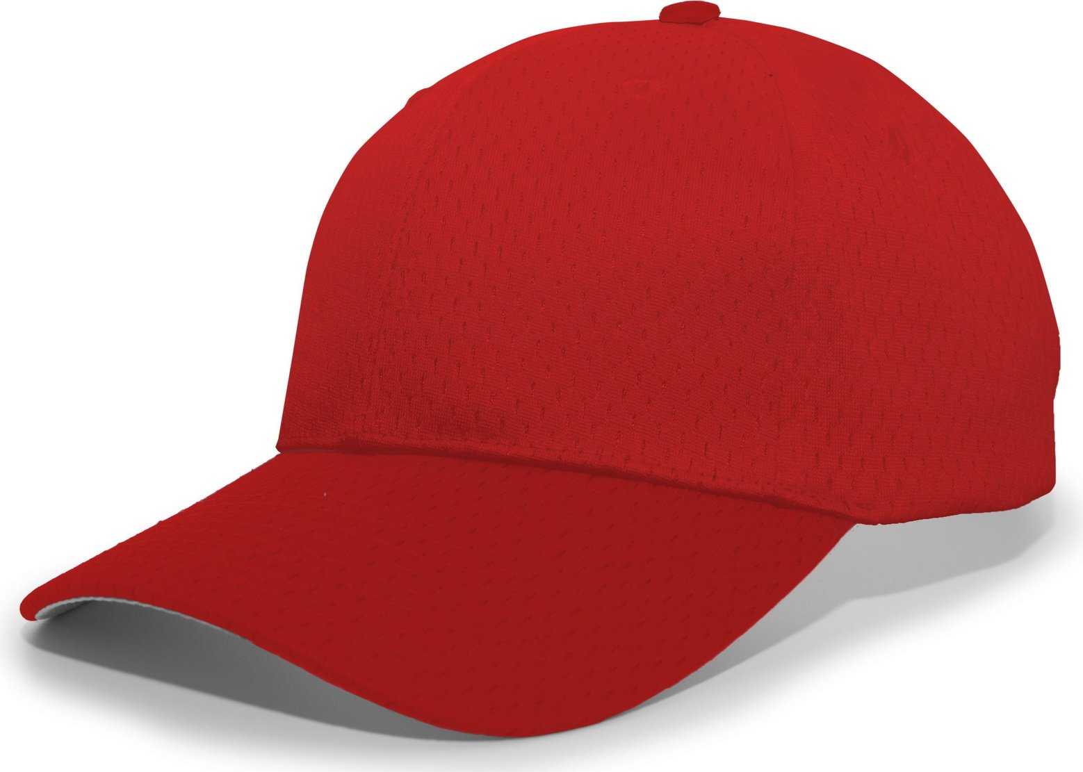 Pacific Headwear 805M Coolport Mesh Hook-and-Loop Cap - Cardinal - HIT a Double