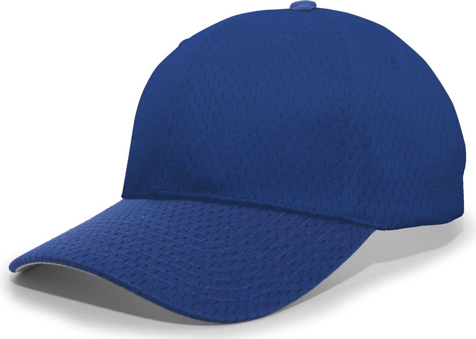 Pacific Headwear 805M Coolport Mesh Hook-and-Loop Cap - Royal - HIT a Double