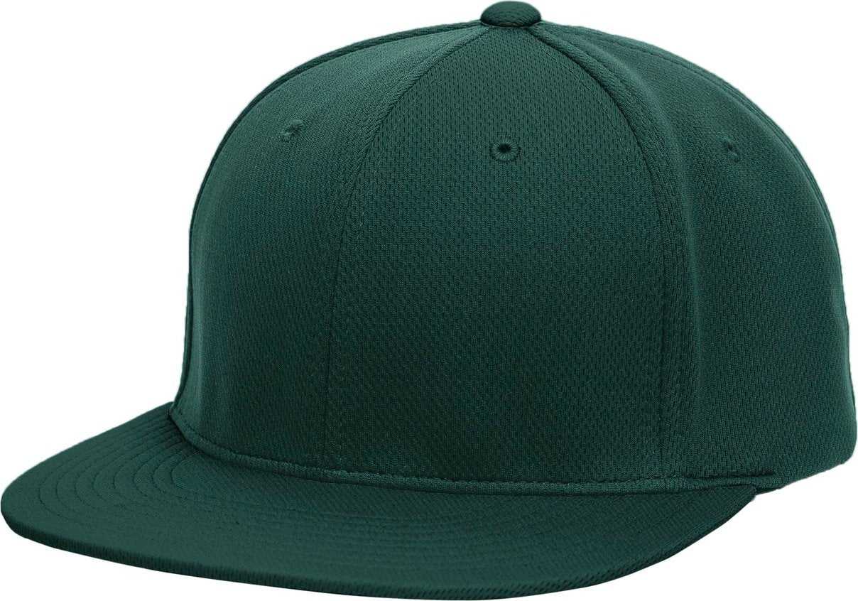 Pacific Headwear ES342 Premium P-Tec Performance Flexfit Cap - Dark Green - HIT a Double