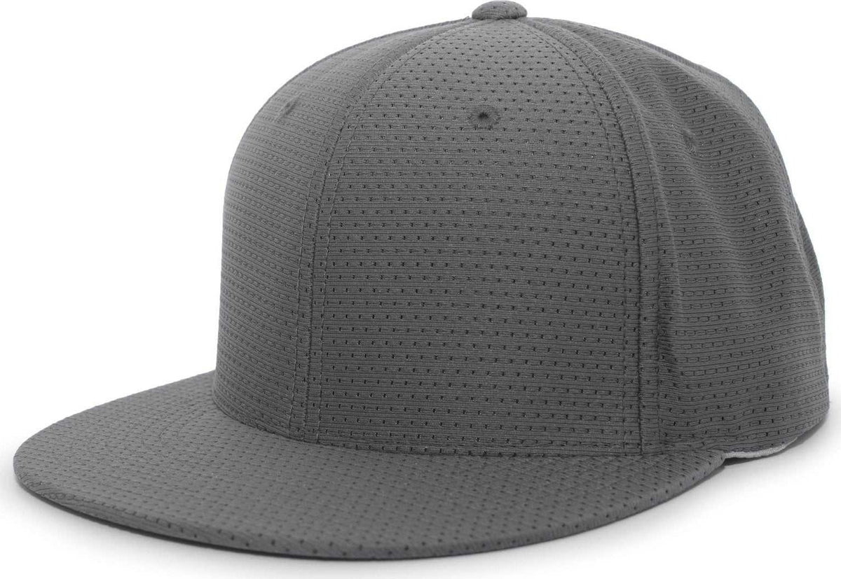Pacific Headwear ES818 Air Jersey Performance Flexfit Cap - Graphite - HIT a Double