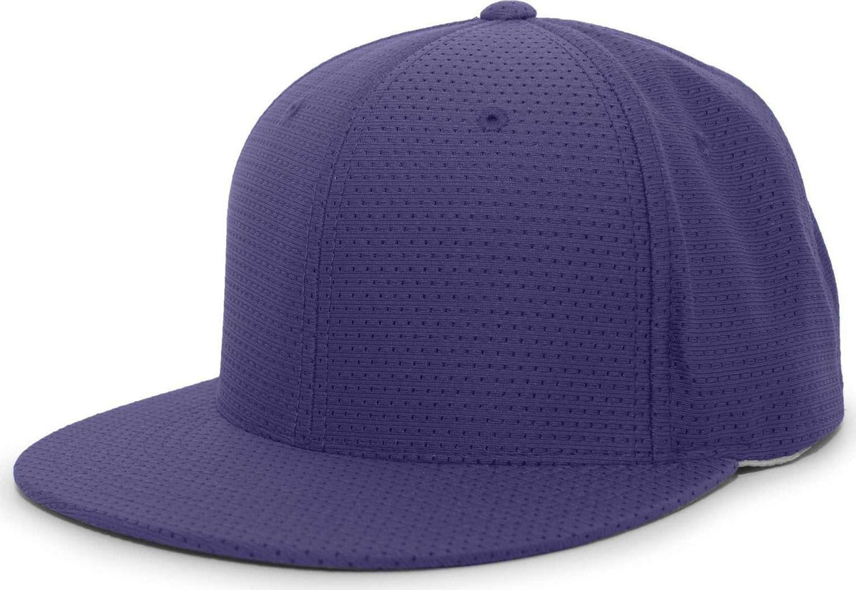 Pacific Headwear ES818 Air Jersey Performance Flexfit Cap - Purple - HIT a Double