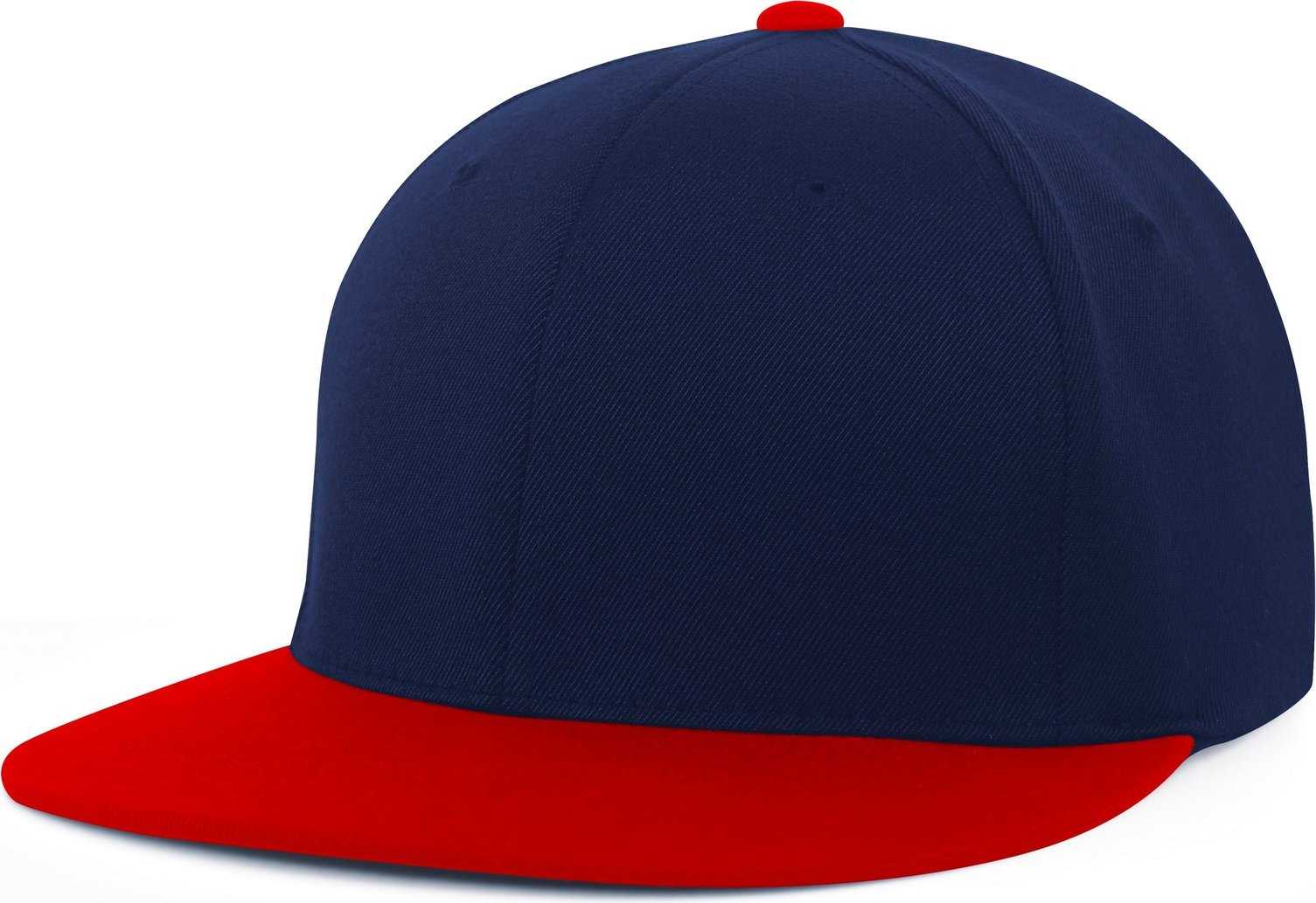 Pacific Headwear Es811 Premium A/C?›?ý Performance Flexfit Cap - Navy Red - HIT a Double