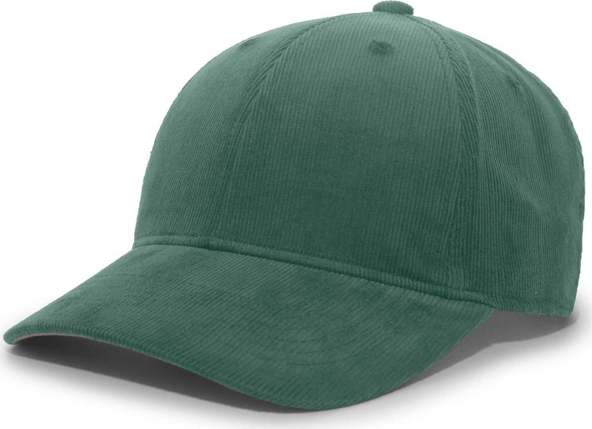 Pacific Headwear P206 Hybrid Corduroy Dad Cap - Olive - HIT a Double