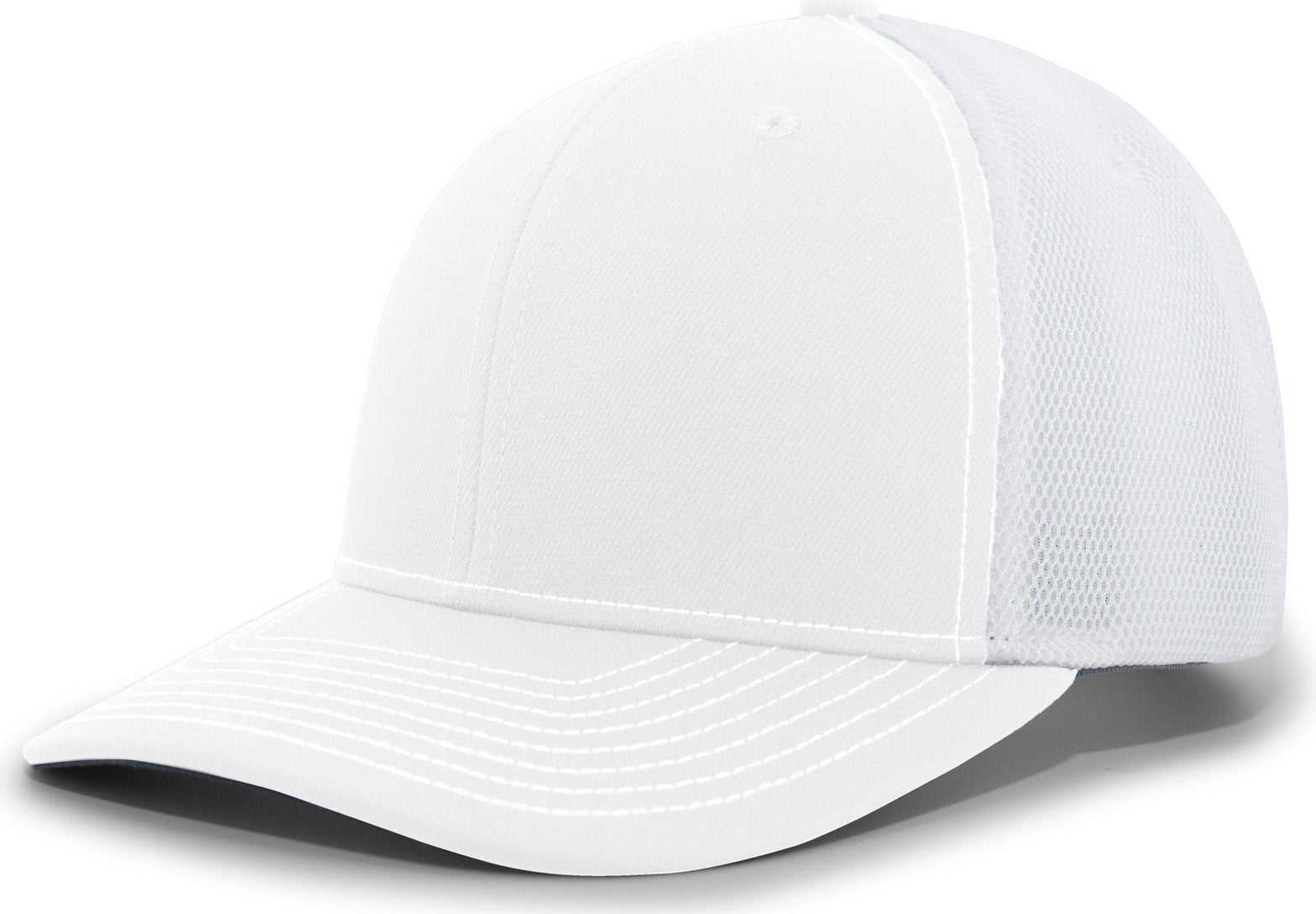 Pacific Headwear P365 Air Mesh Sideline Cap - White - HIT a Double