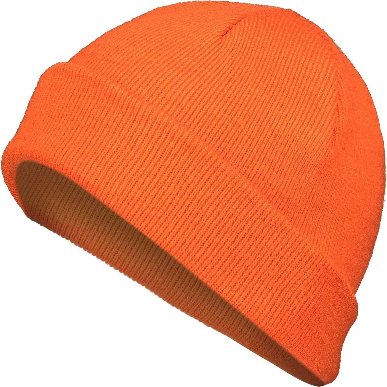 Pacific Headwear P603K Fisherman Beanie - Orange - HIT a Double