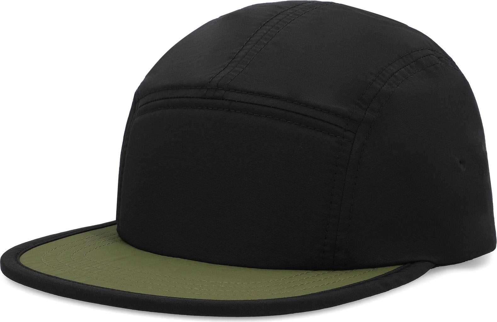 Pacific Headwear P781 Packable Camper Cap - Black Loden - HIT a Double