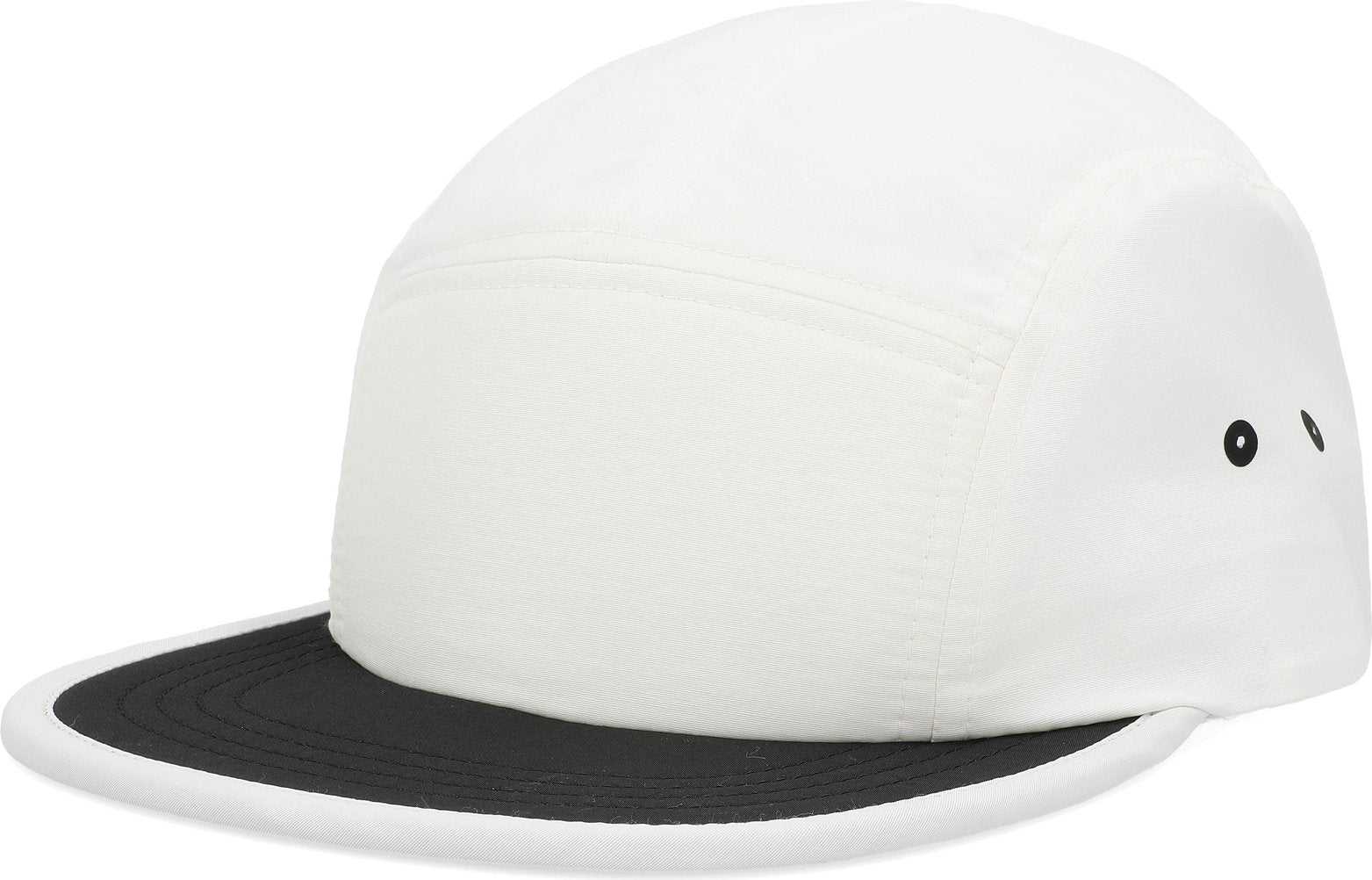 Pacific Headwear P781 Packable Camper Cap - White Black - HIT a Double
