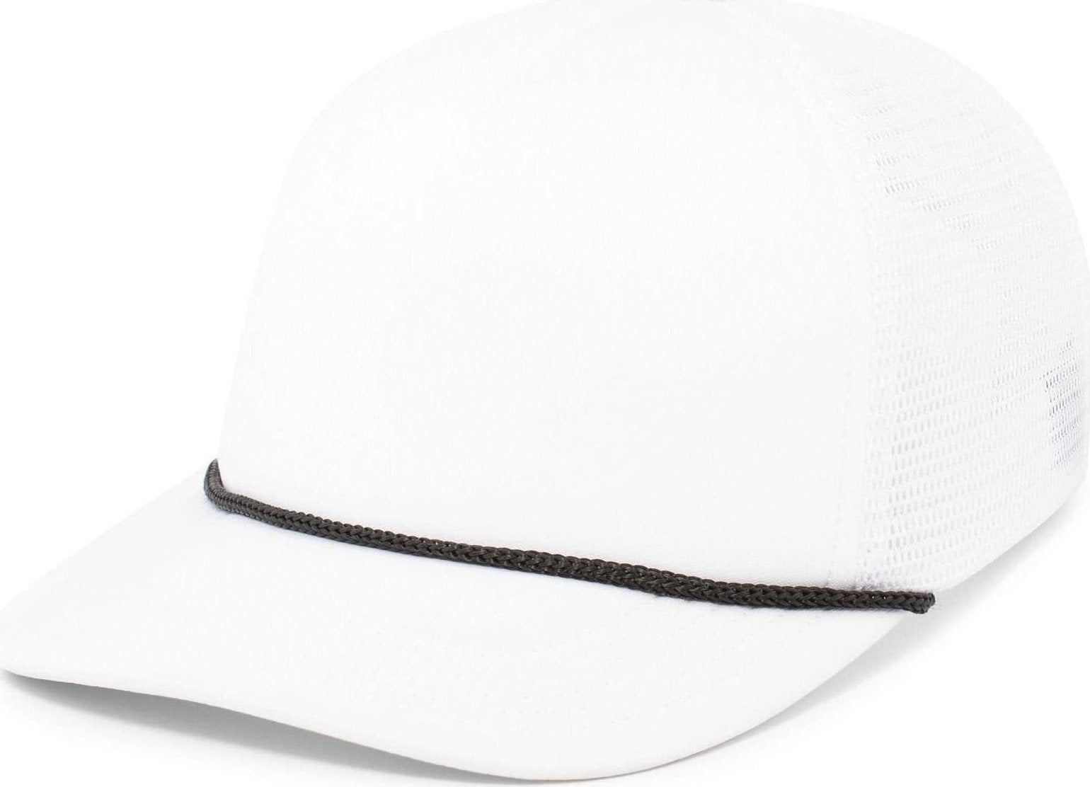 Pacific Headwear P782 Foamie Fresh Trucker Cap - White Black - HIT a Double
