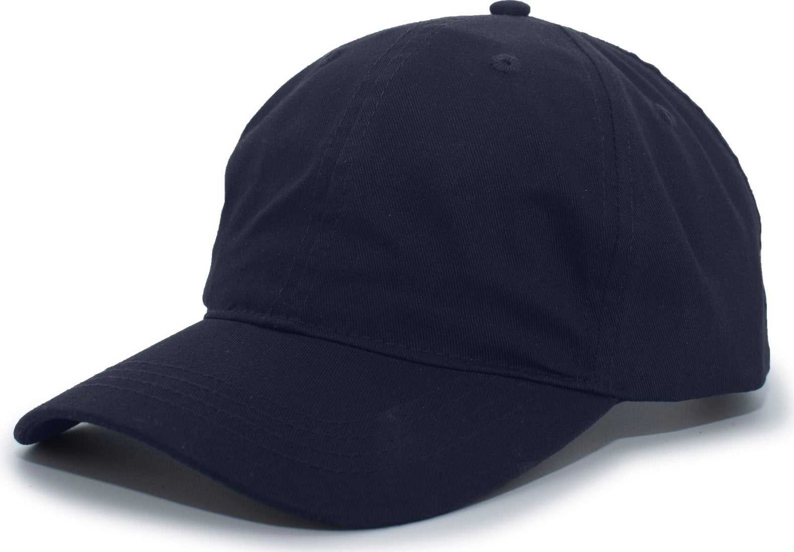 Pacific Headwear PE8 Unstructured Buckle Back Cap - Navy - HIT a Double