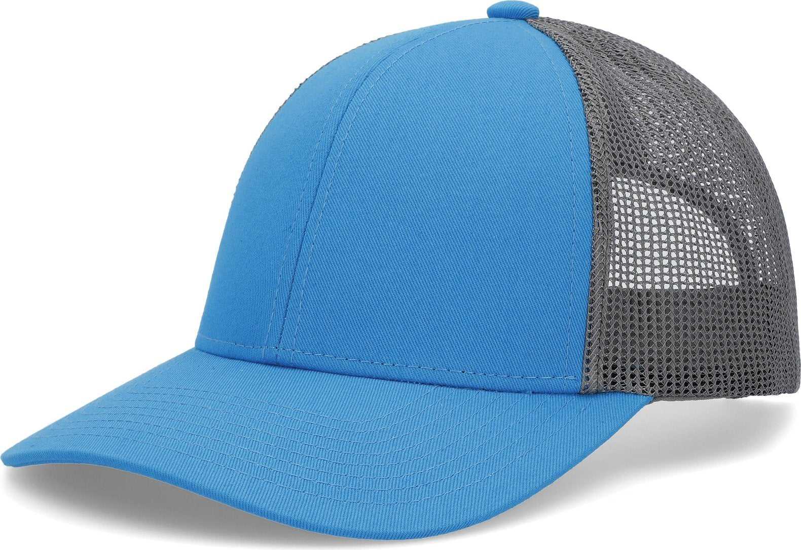 Pacific P114 Low-Pro Trucker Cap - Panther Teal Light Charcoal Panther Teal - HIT a Double