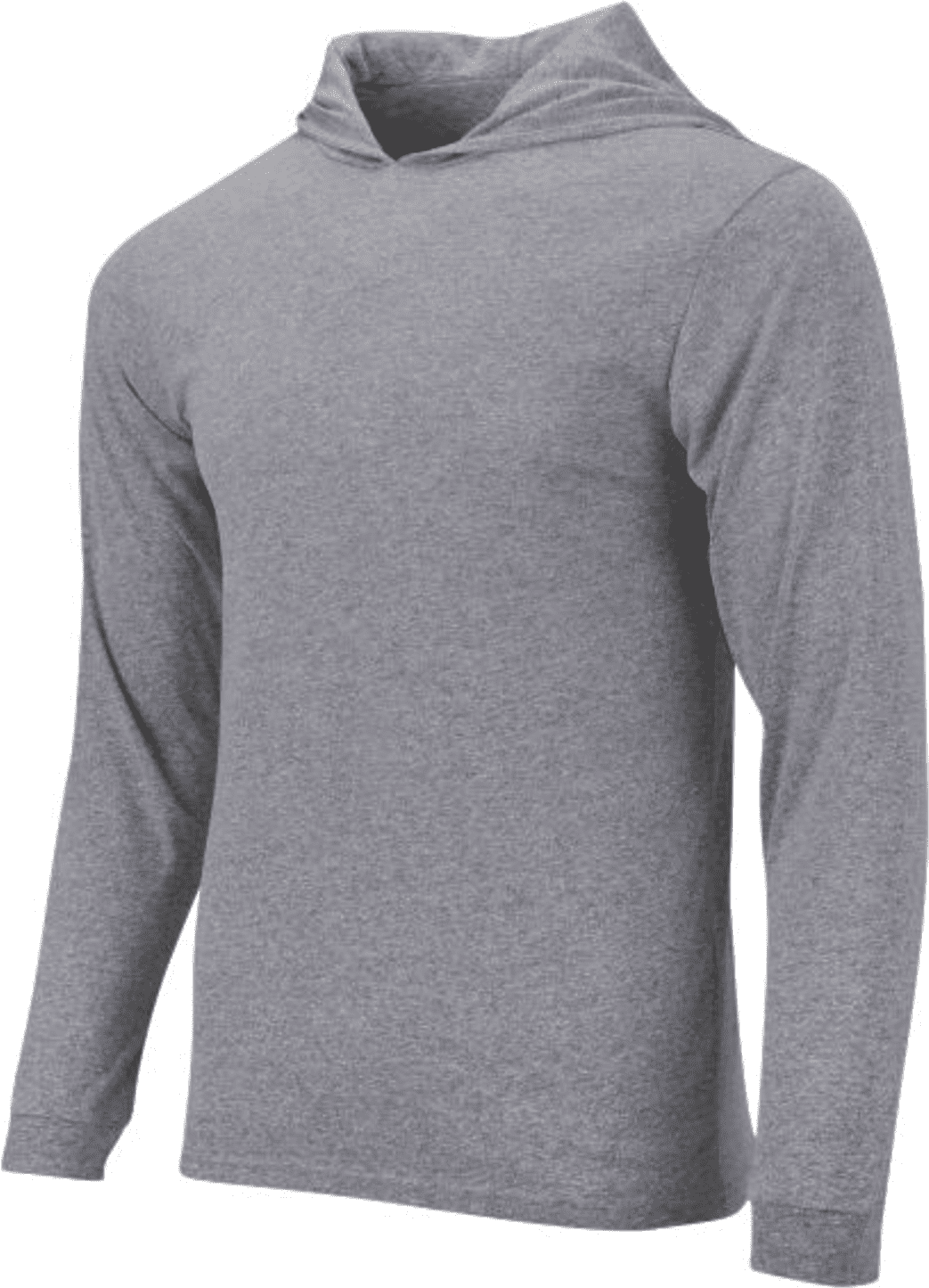 Paragon 220 Adult Long Sleeve Performance Hood - Heather Gray - HIT a Double