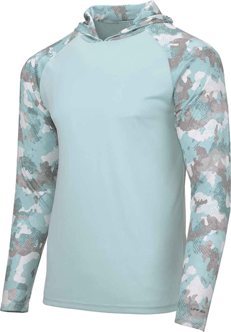 Paragon 240 Tortuga Extreme Performance Hooded T-Shirt - Aqua Blue - HIT a Double