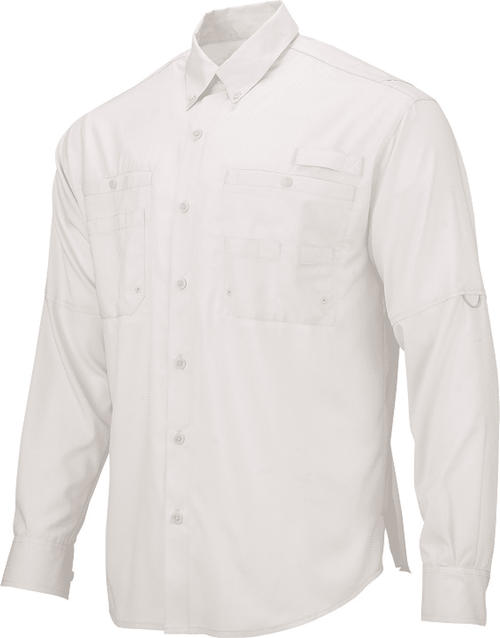 Paragon 702 KittyHawk Performance Long Sleeve Fishing Shirt - White - HIT a Double