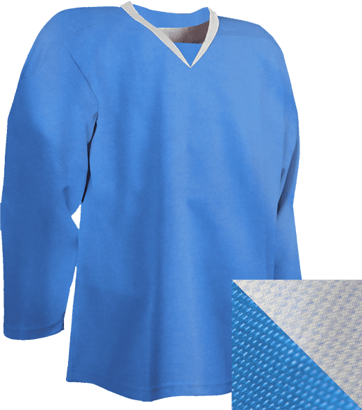 PEARSOX 100 Denier Blank Polyester Hockey Jersey - Black (Adult