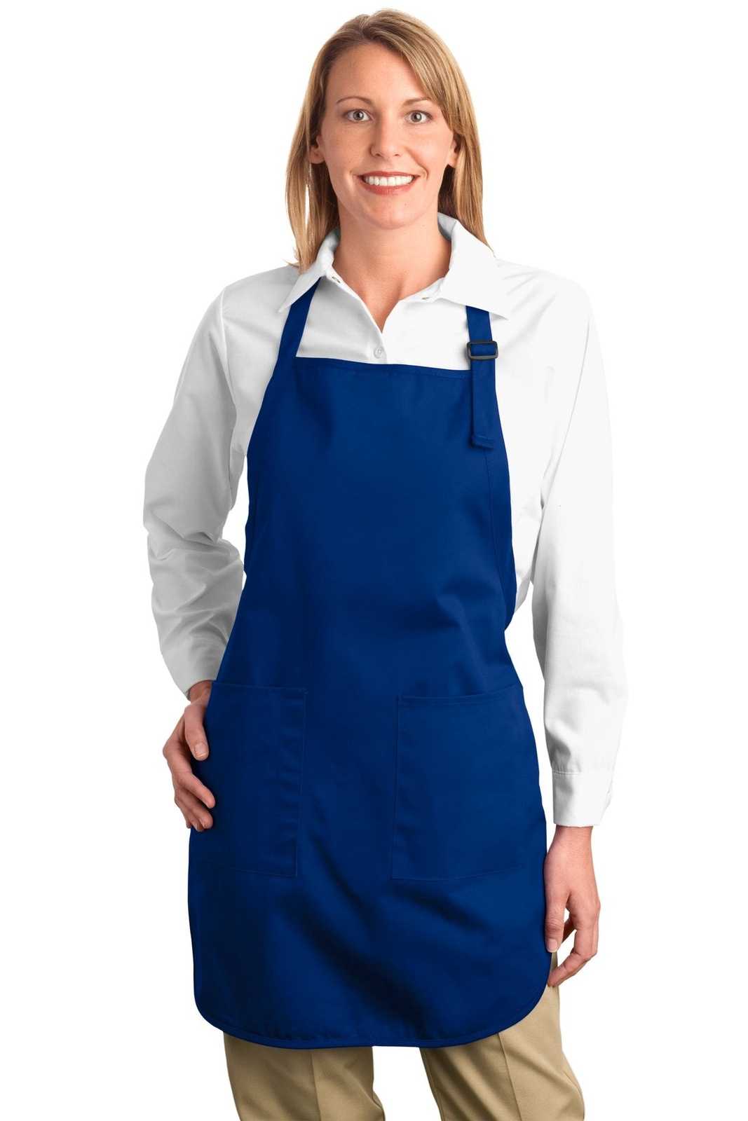Port Authority A500 Full-Length Apron with Pockets - Royal - HIT a Double - 1