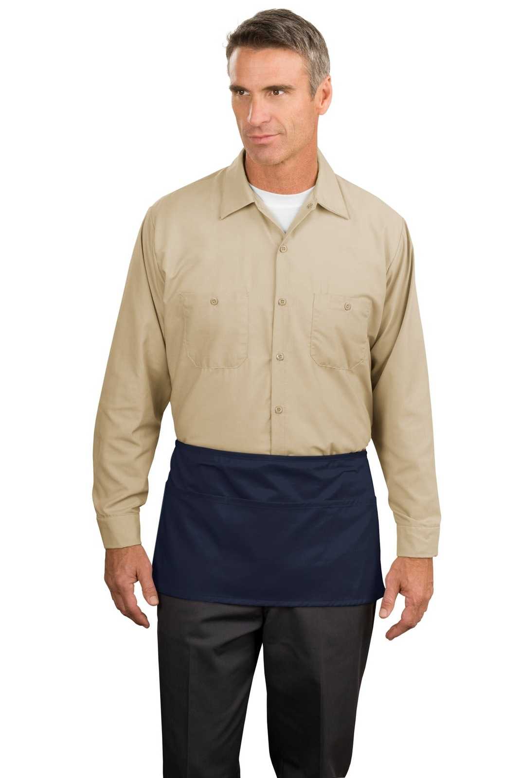 Port Authority A515 Waist Apron with Pockets - Navy - HIT a Double - 1