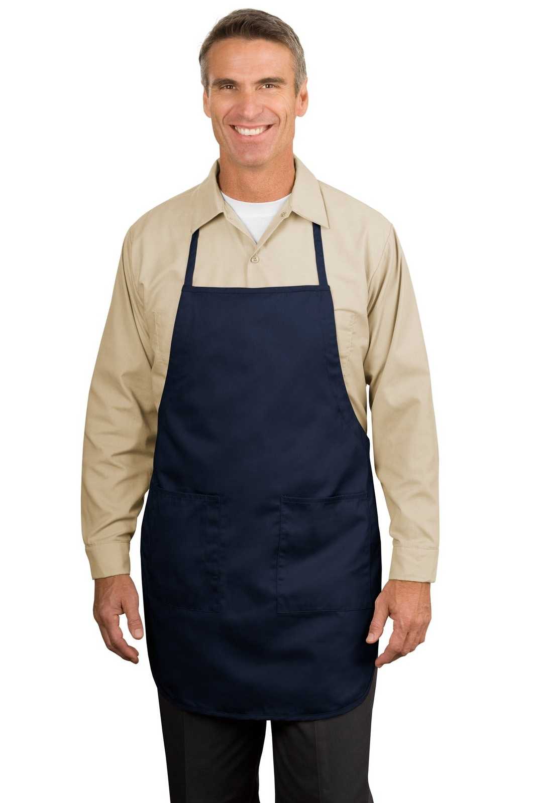 Port Authority A520 Full-Length Apron - Navy - HIT a Double - 1