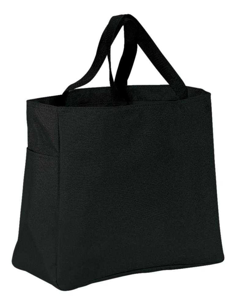Port Authority B0750 Essential Tote - Black - HIT a Double - 1