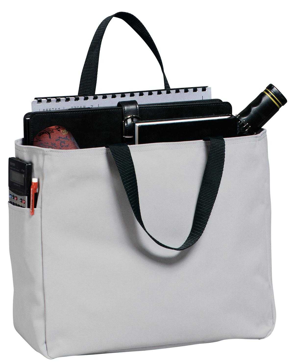 Port Authority B0750 Essential Tote - Chrome - HIT a Double - 1