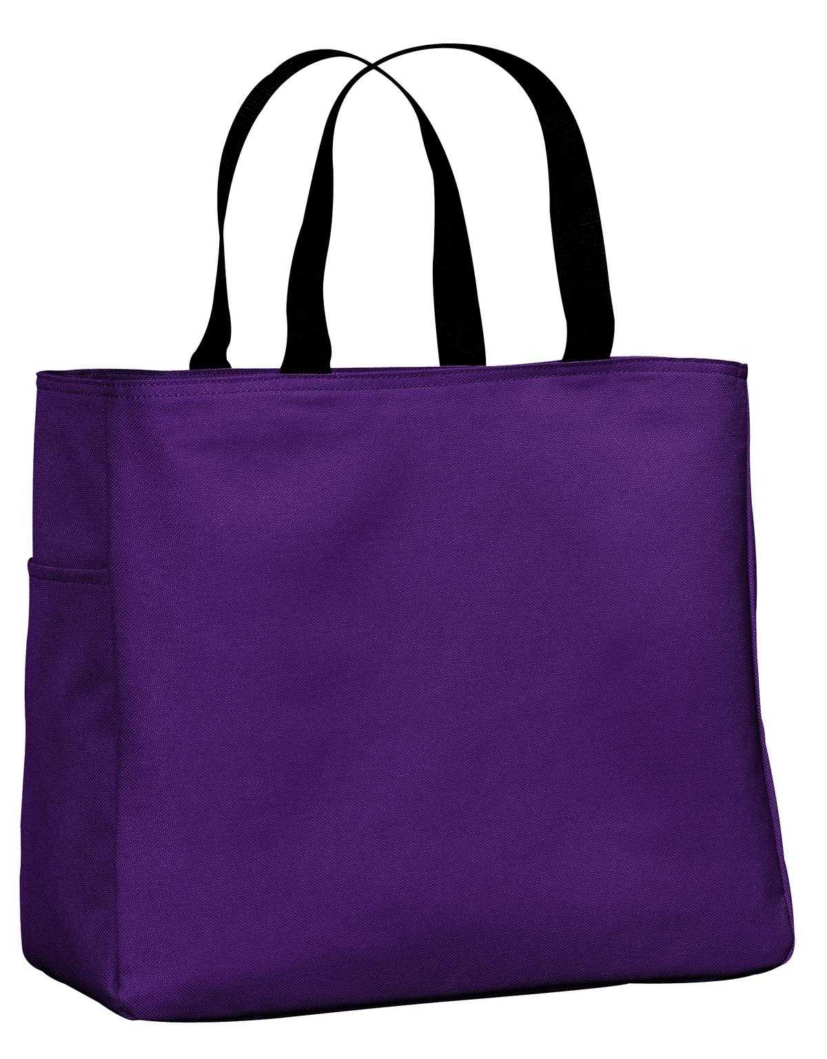 Port Authority B0750 Essential Tote - Purple - HIT a Double - 1