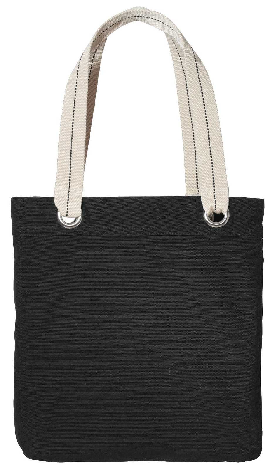 Port Authority B118 Allie Tote - Black Charcoal - HIT a Double - 1