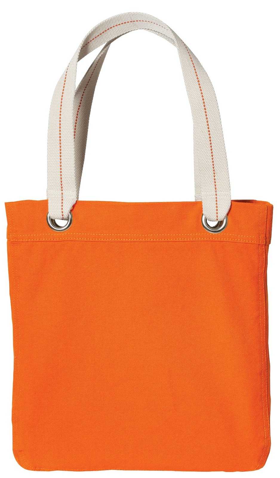 Port Authority B118 Allie Tote - Bright Orange Chocolate - HIT a Double - 1