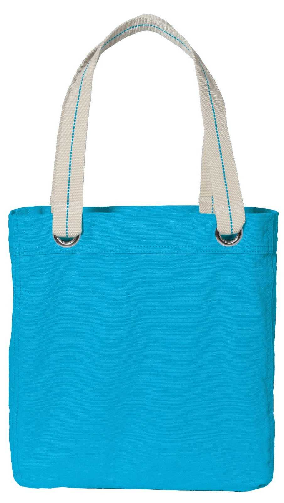 Port Authority B118 Allie Tote - Turquoise Shock Lime - HIT a Double - 1