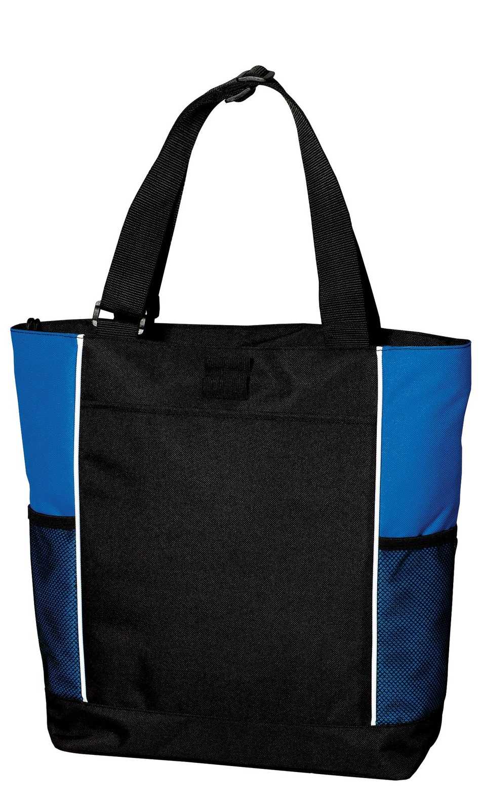 Port Authority B5160 Panel Tote - Black Royal - HIT a Double - 1