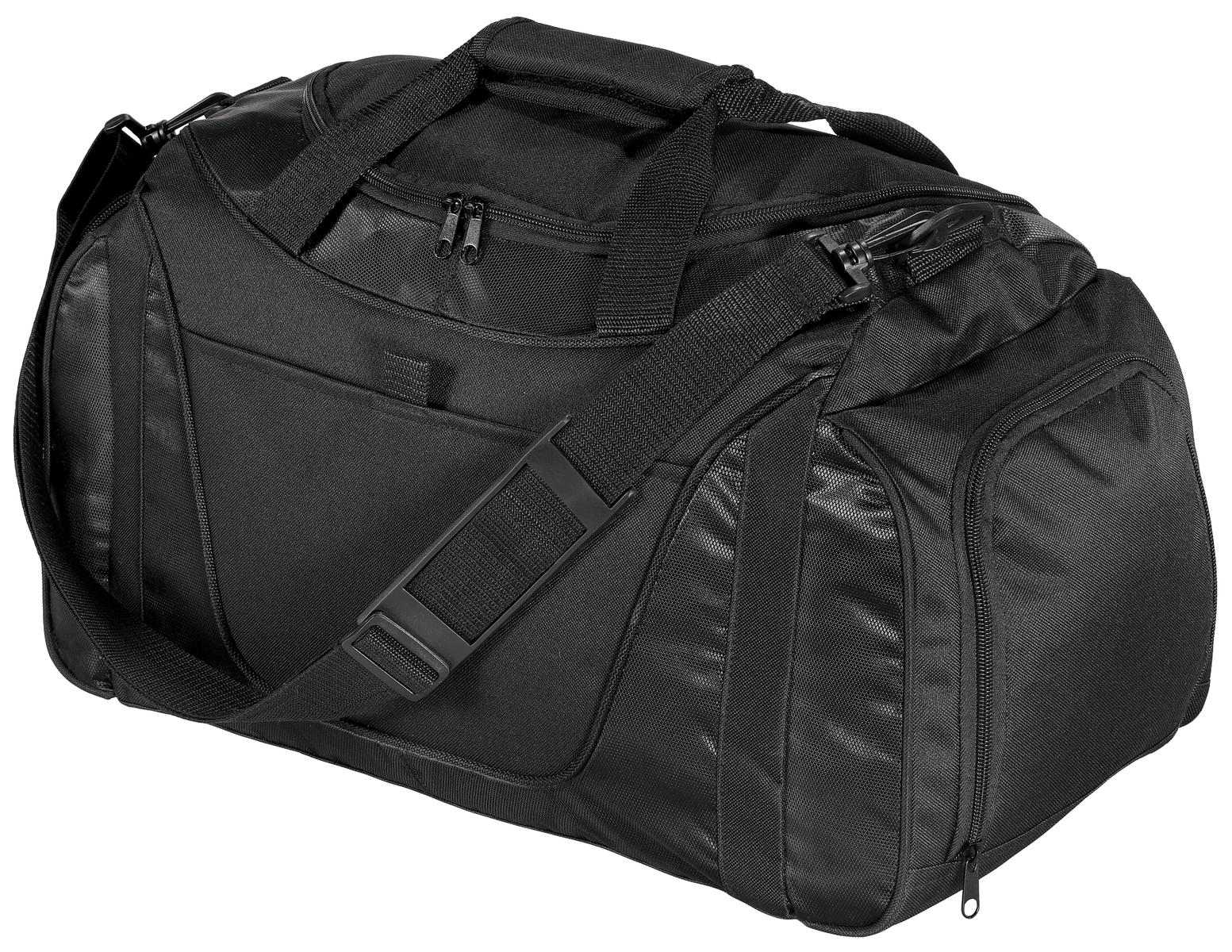 Port Authority BG1040 Small Two-Tone Duffel - Black Black - HIT a Double - 1
