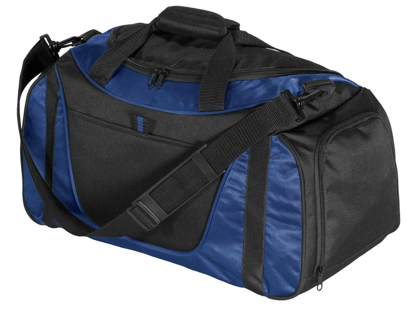 Port Authority BG1040 Small Two-Tone Duffel - Navy Black - HIT a Double - 1