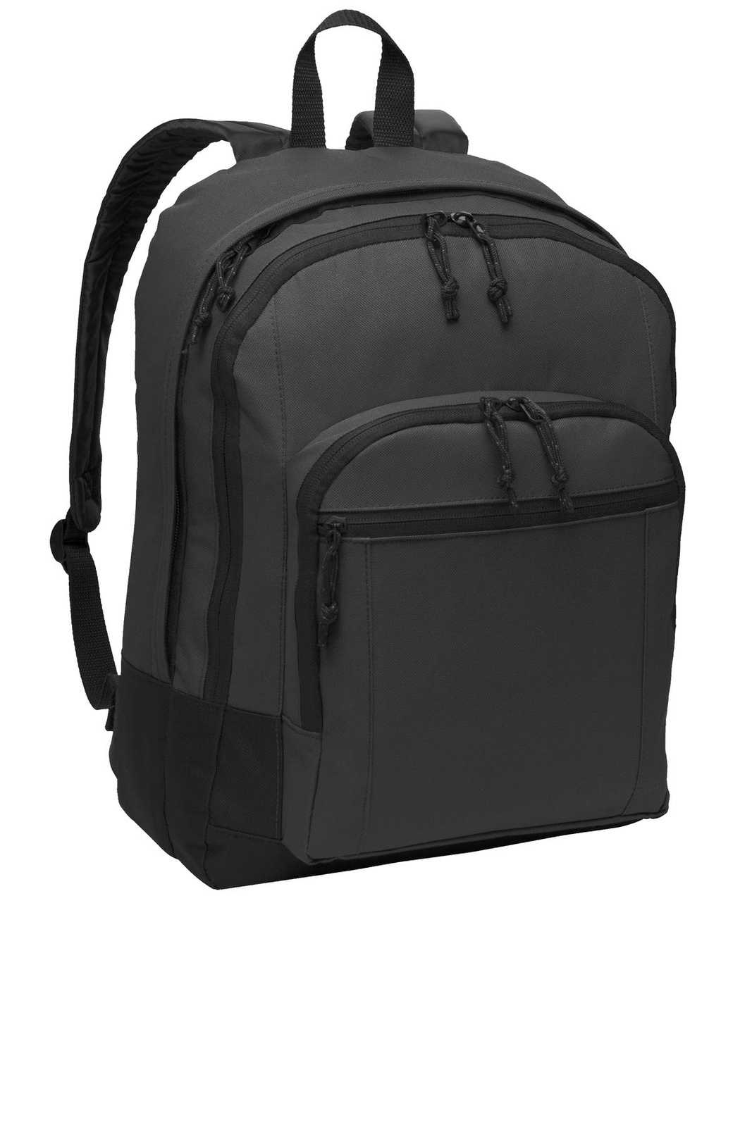 Port Authority BG204 Basic Backpack - Dark Charcoal - HIT a Double - 1