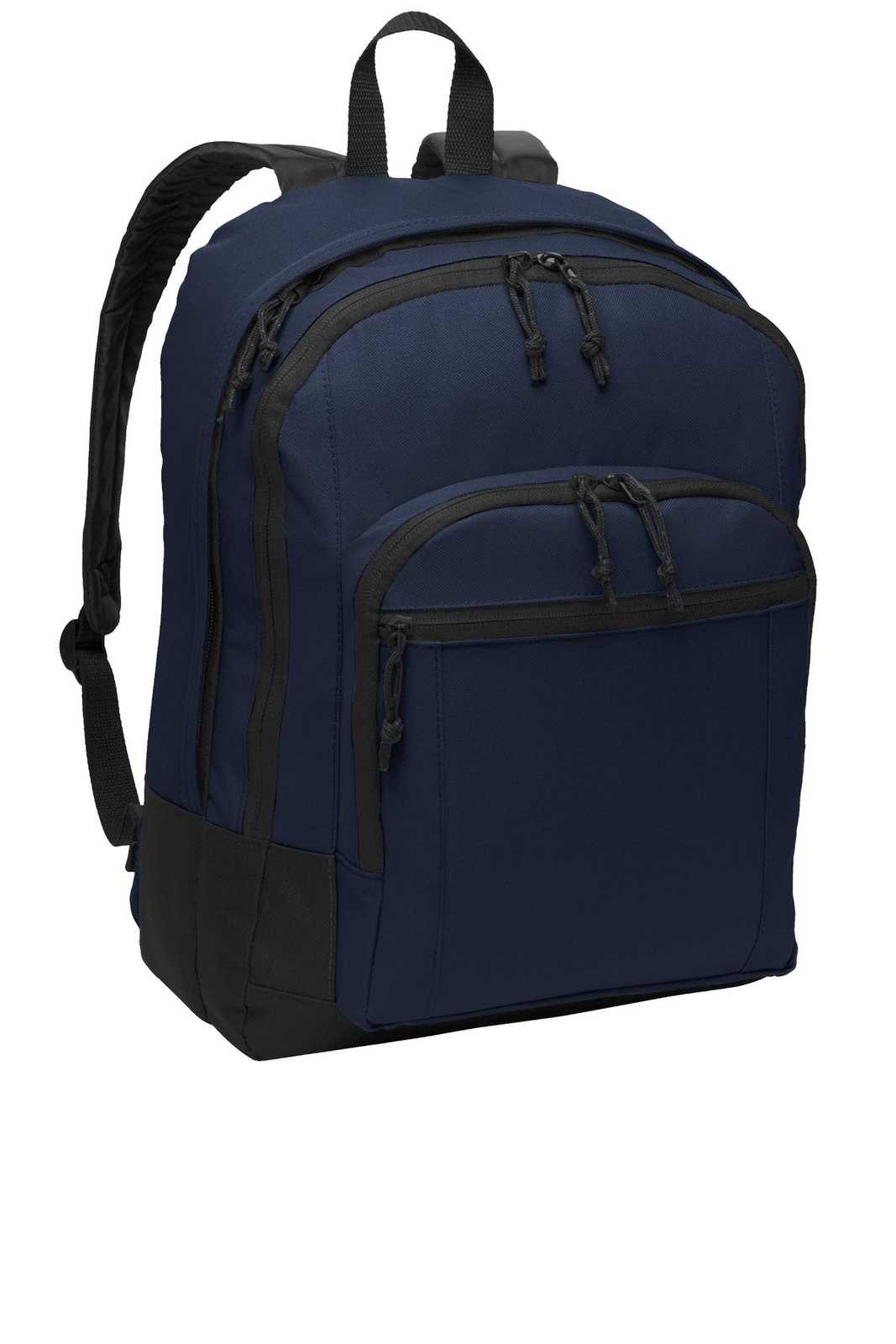 Port Authority BG204 Basic Backpack - Navy - HIT a Double - 1