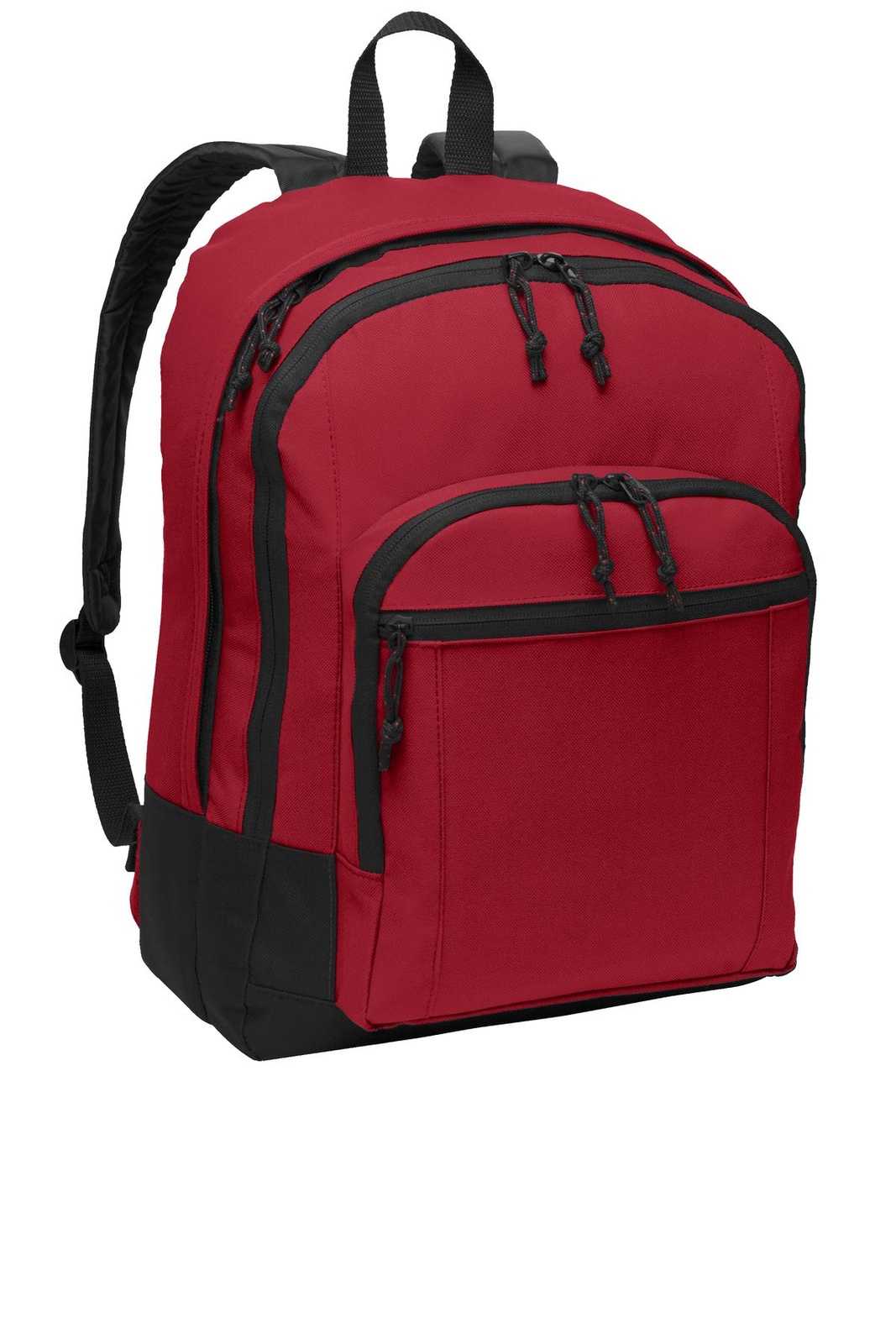 Port Authority BG204 Basic Backpack - Red - HIT a Double - 1