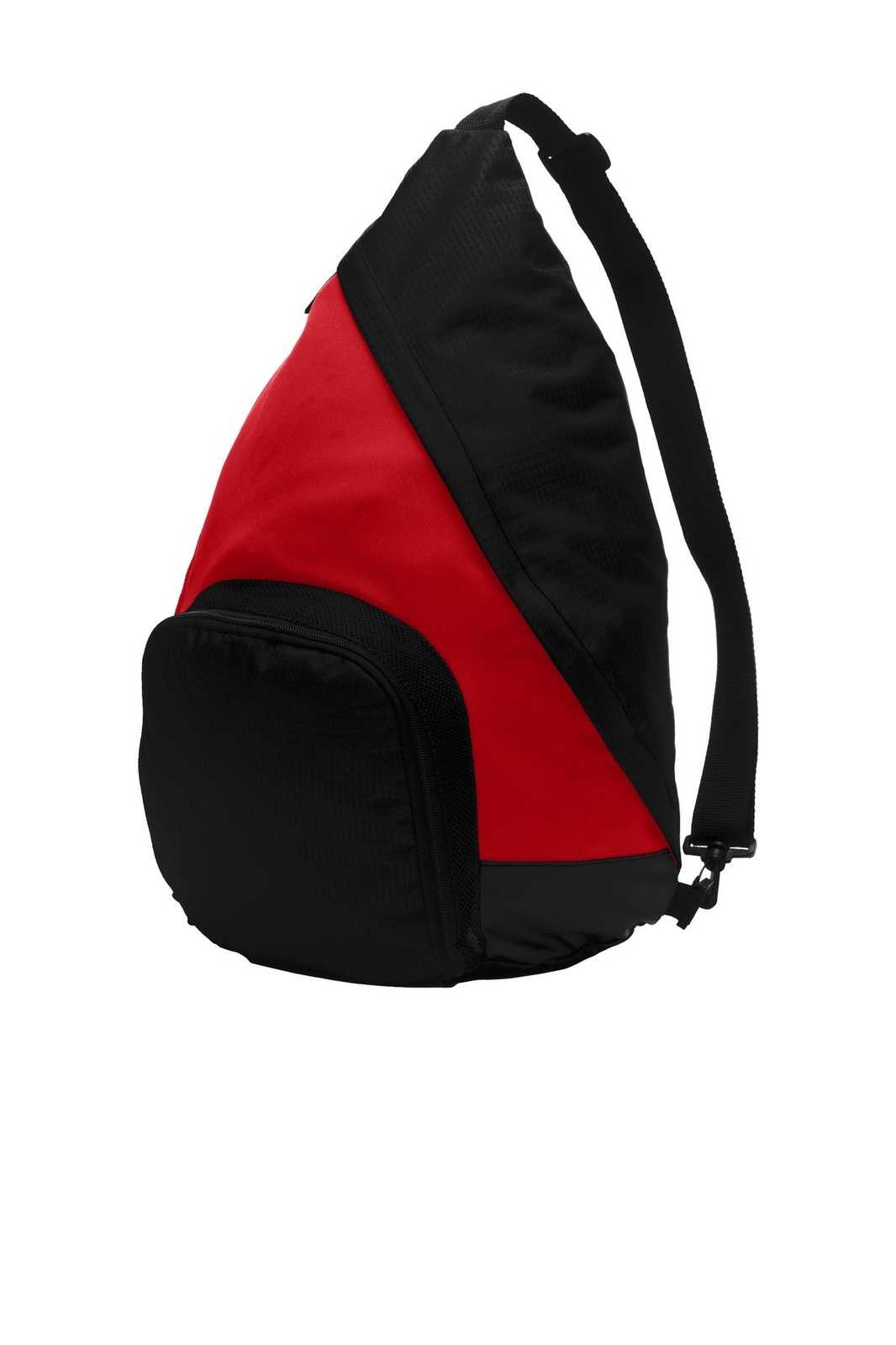 Port Authority BG206 Active Sling Pack - True Red Black - HIT a Double - 1