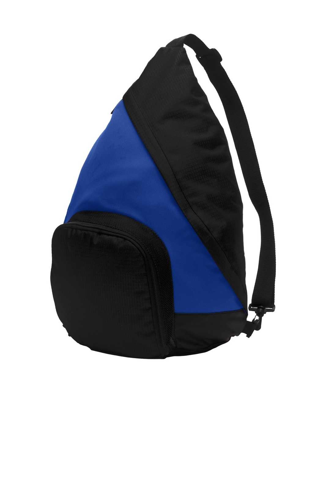 Port Authority BG206 Active Sling Pack - True Royal Black - HIT a Double - 1