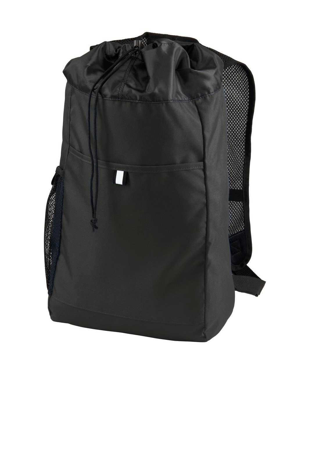 Port Authority BG211 Hybrid Backpack - Black Black - HIT a Double - 1